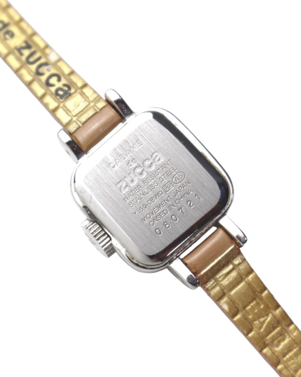 Issey Miyake × Seiko 2010S CABANE DE ZUCCA X SEIKO CARAMEL SQUARE LEATHER WATCH Size ONE SIZE - 5 Thumbnail