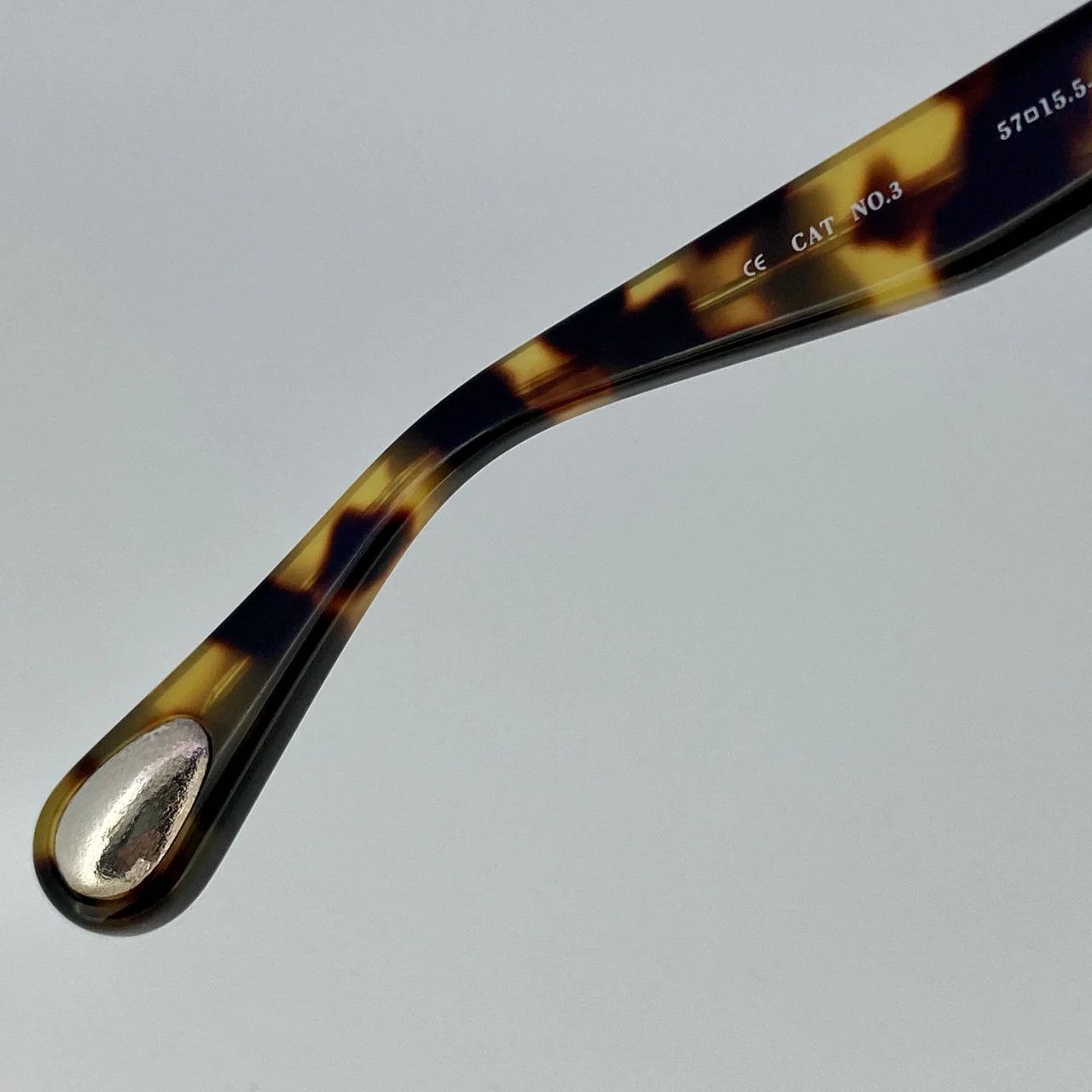 Ann Demeulemeester Ann Demeulemeester Sunglasses Flat Top Tortoise and Grey Size ONE SIZE - 4 Thumbnail