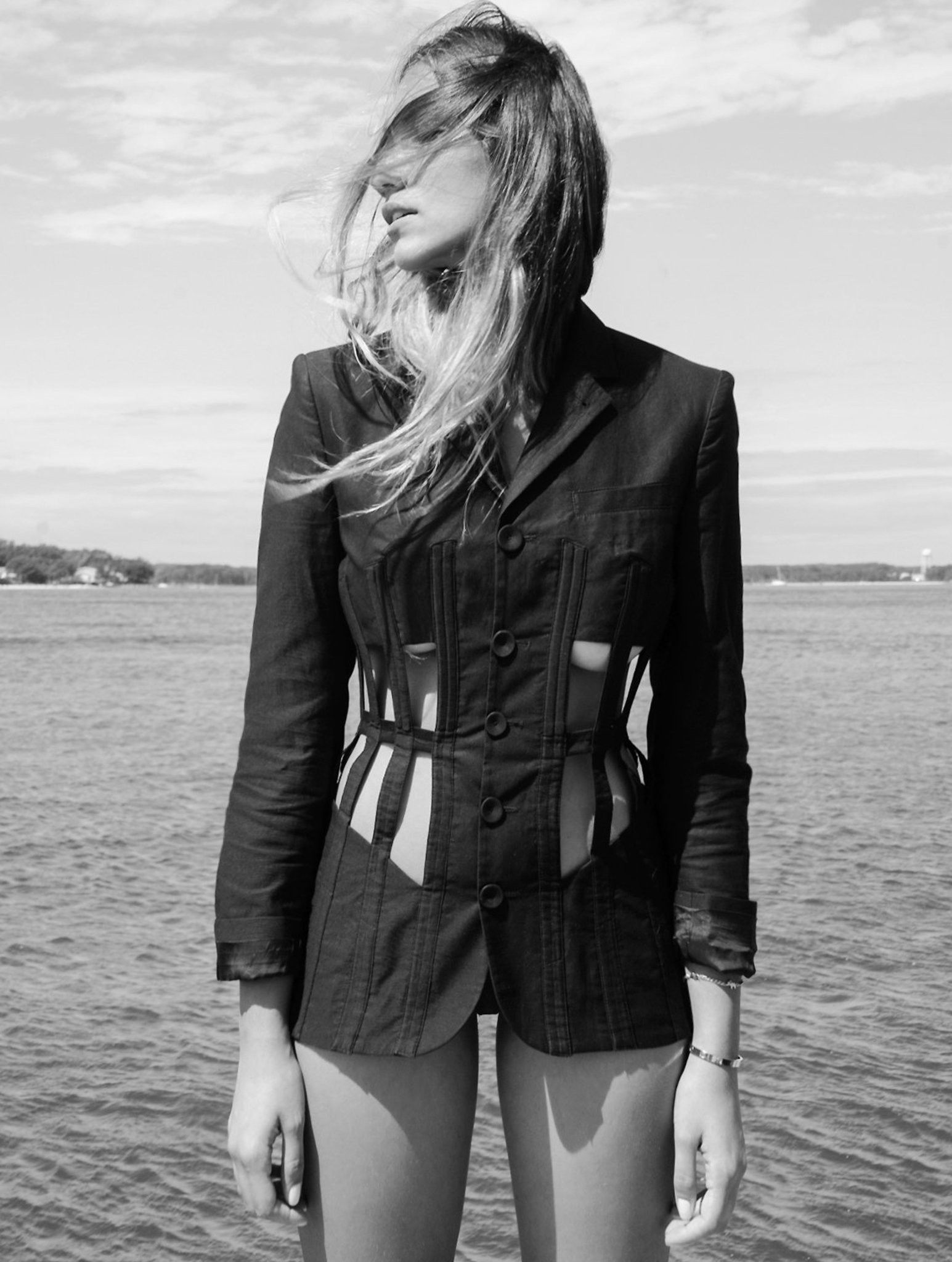 Jean Paul Gaultier Jean Paul Gaultier Cage Corset Cut Out 1989 Top Jacket Coat Size S / US 4 / IT 40 - 6 Thumbnail