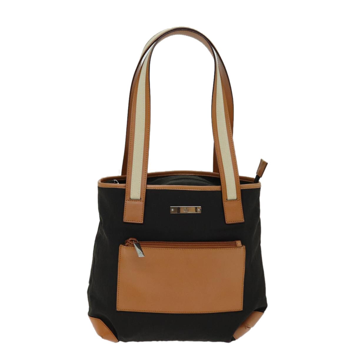 Gucci -- Brown Canvas Tote Bag (Pre-Owned) Size ONE SIZE - 1 Thumbnail