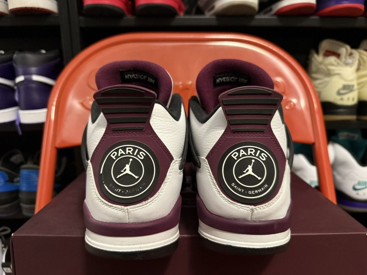 Jordan Brand Paris Saint-Germain x Air Jordan 4 Retro ‘Bordeaux’ Size US 10.5 / EU 43-44 - 3 Thumbnail