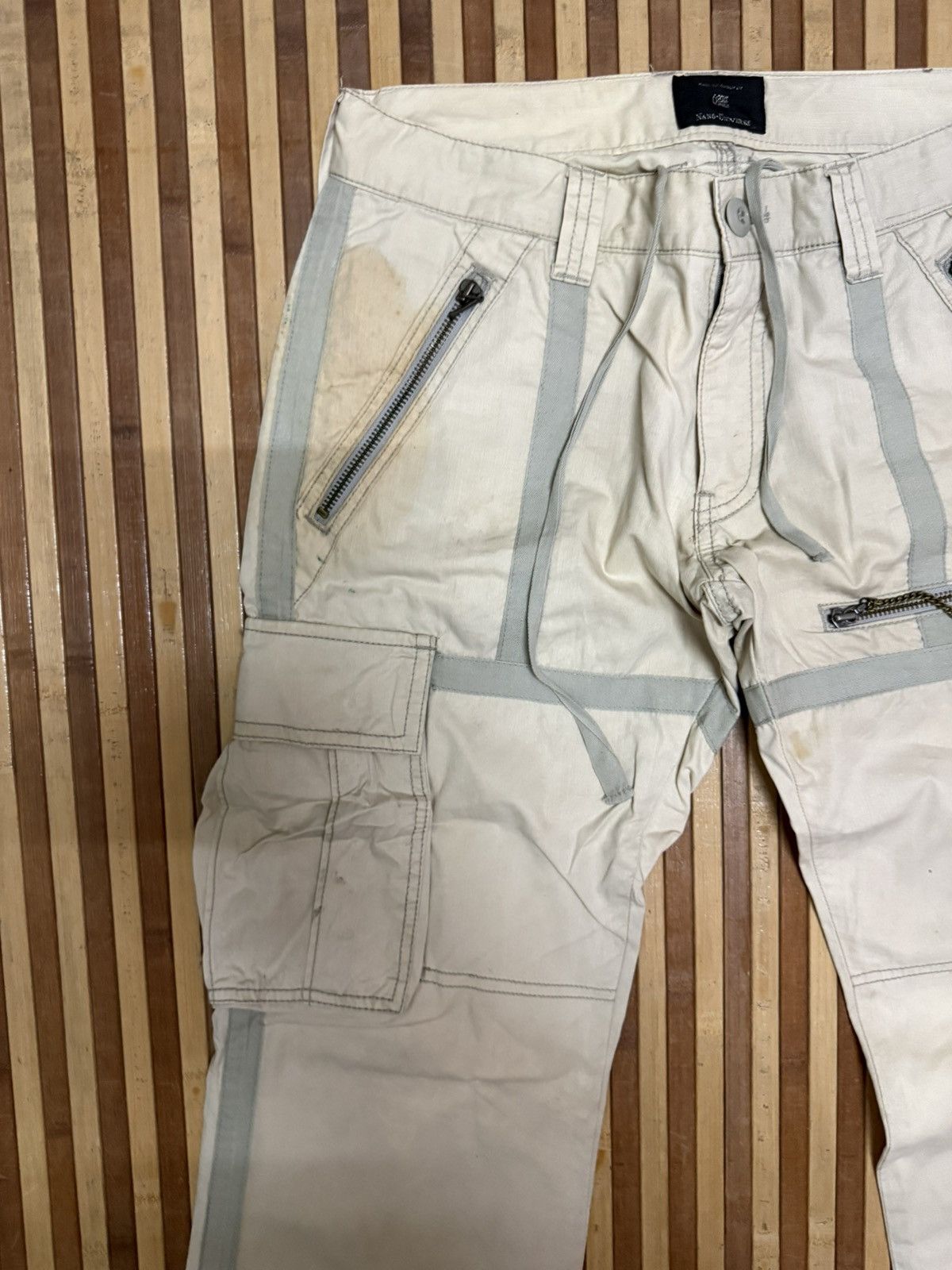 Japanese Brand Nano Universe Cargo Pants / Multipocket / Streetwear W30X32 Size US 30 / EU 46 - 4 Thumbnail