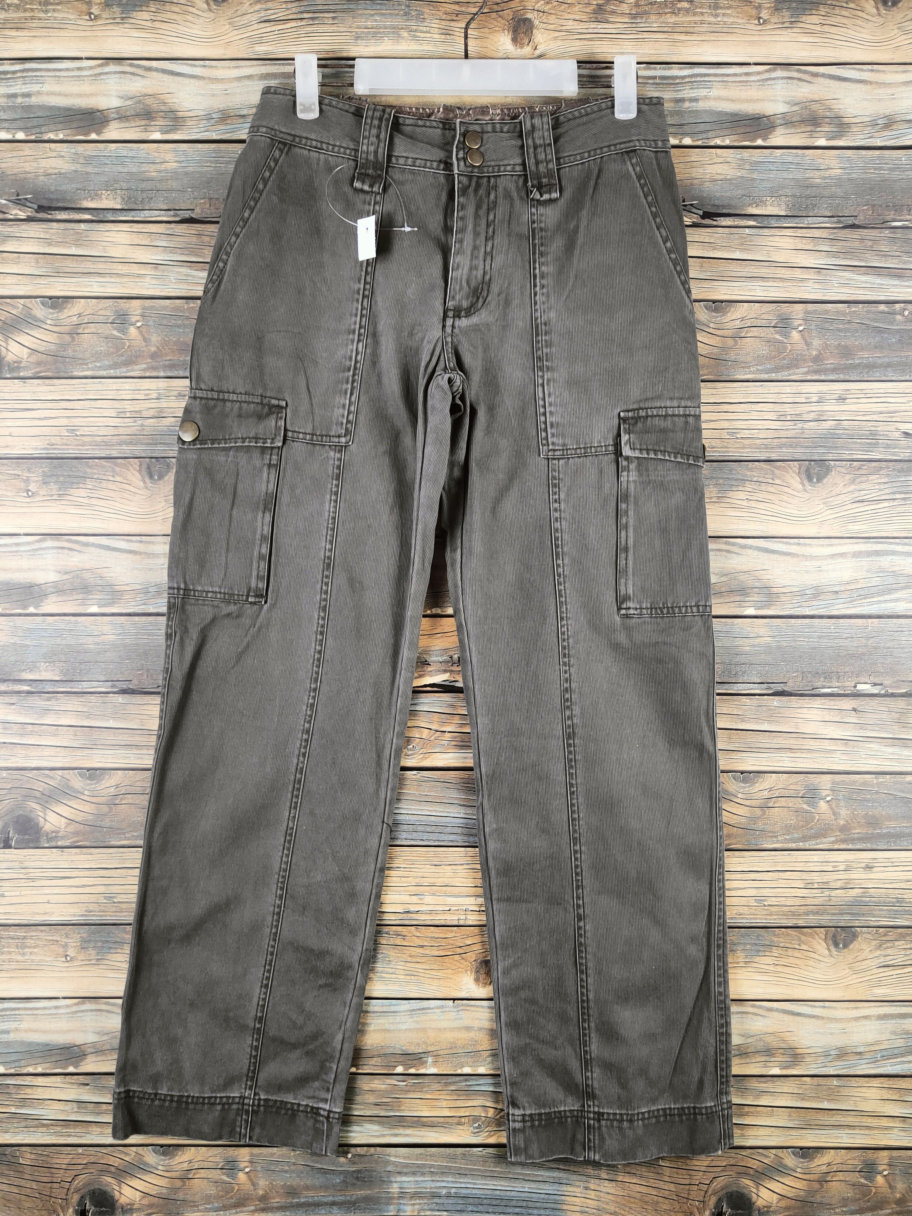 Japanese Brand Wind Blows Olive Multipocket Cargo Pants #S2841 Size 29" - 1 Thumbnail