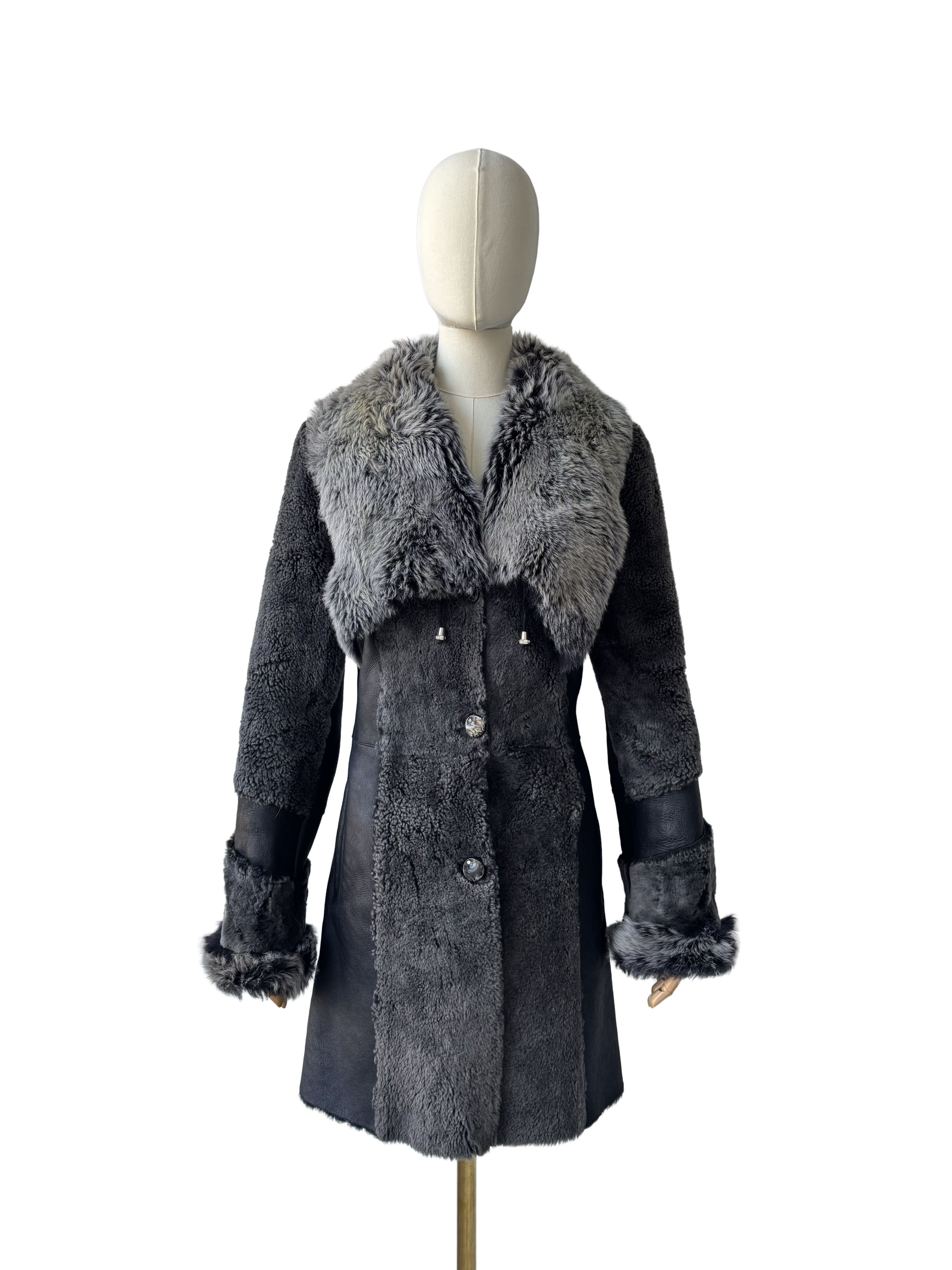 Vintage Vintage Real Sheepskin Coat Size S / US 4 / IT 40 - 2 Thumbnail