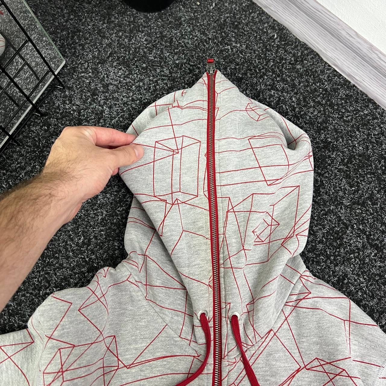 DC Full Zip Hoodie Dc Vintage Y2k Style Rare Over Print Crazy Size US S / EU 44-46 / 1 - 2 Thumbnail