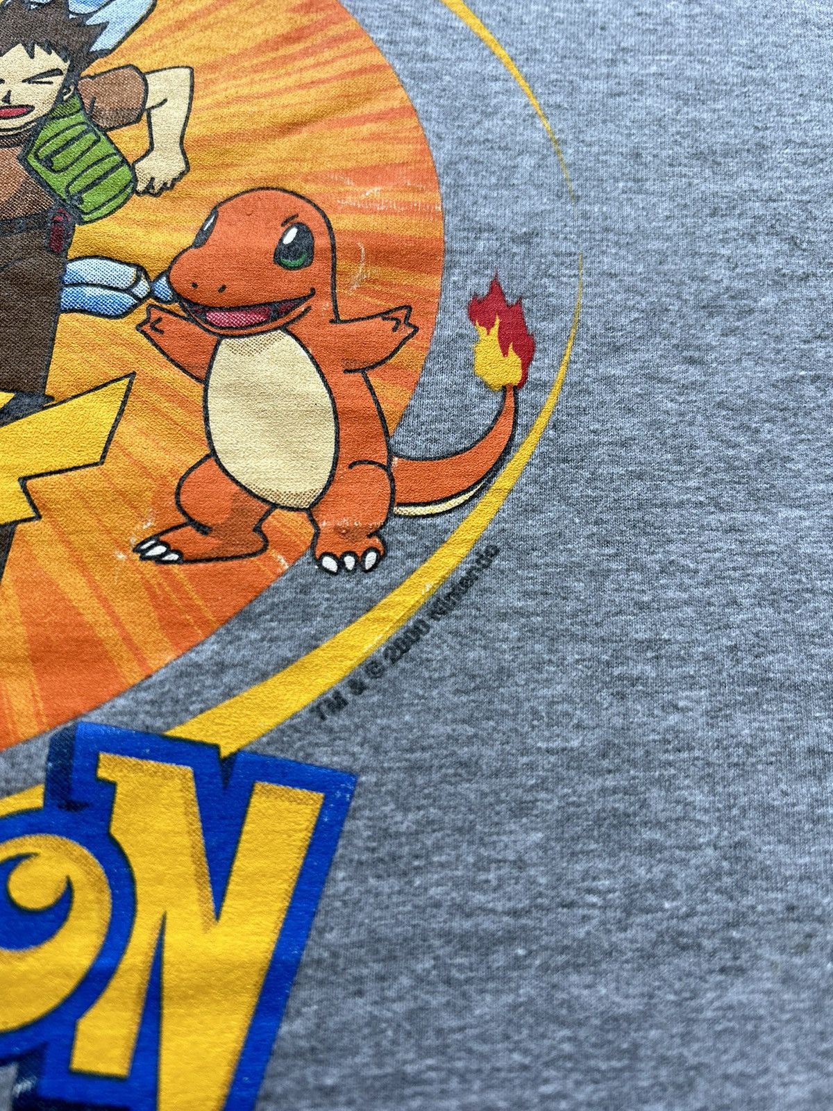 Nintendo × Pokemon × Vintage Vintage Time For A Pokémon Battle 2000 Nintendo Graphic Tee Size US S / EU 44-46 / 1 - 3 Thumbnail