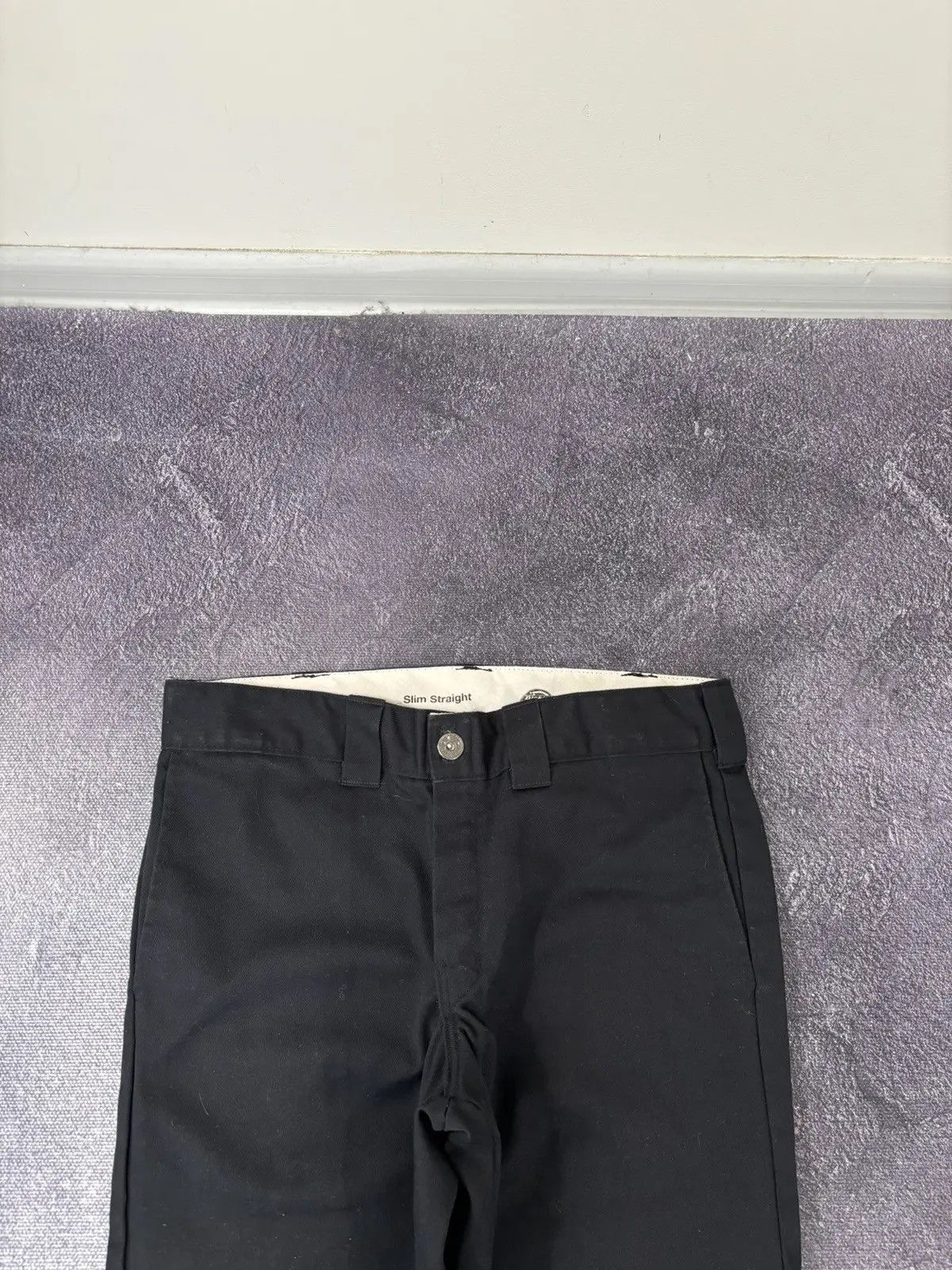 Dickies × Vintage Vintage Dickies 874 Slim Straight Black Skate Chino Pants Size US 32 / EU 48 - 8 Thumbnail