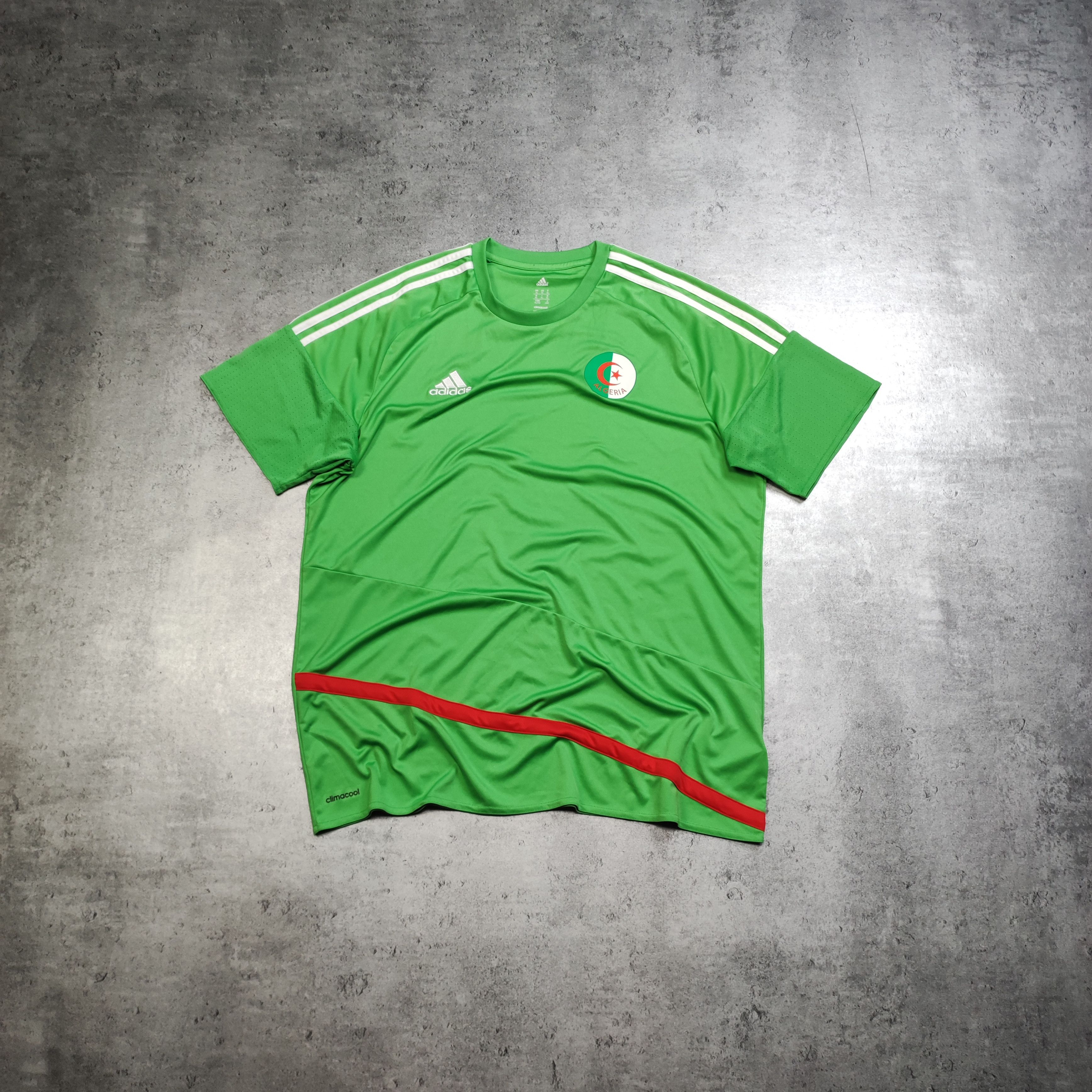 Vintage RARE Football Soccer 2016 Algeria Africa Home Adidas Jersey Size US XL / EU 56 / 4 - 1 Thumbnail