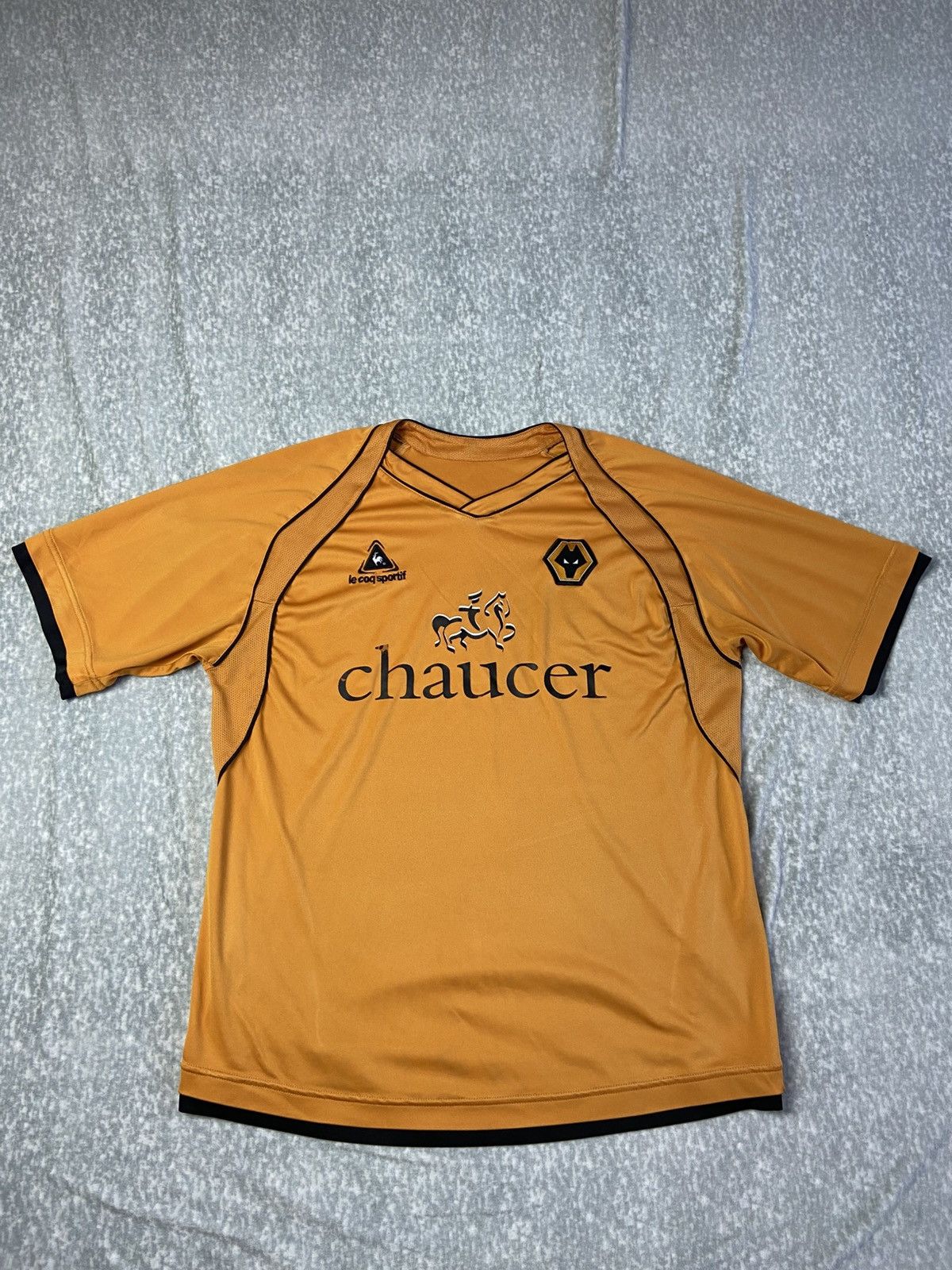 Le Coq Sportif Le Coq Sportif Wolverhampton Wanderers Home Football Shirt Size US S / EU 44-46 / 1 - 1 Thumbnail