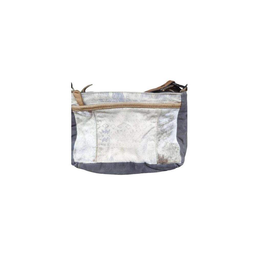 Other Myra Crossbody Bag Southwester Cowhair Dark Gray And Beige Size ONE SIZE - 2 Thumbnail