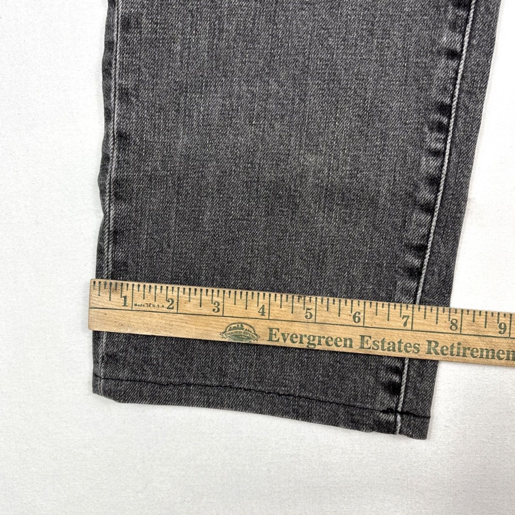 Outerknown Outerknown SEA Jeans Men's 32x20 Gray Stretch Straight Fit Cotton Denim 5-Pocket Regular Waist 30 Inseam Mid Rise Size US 32 / EU 48 - 5 Thumbnail