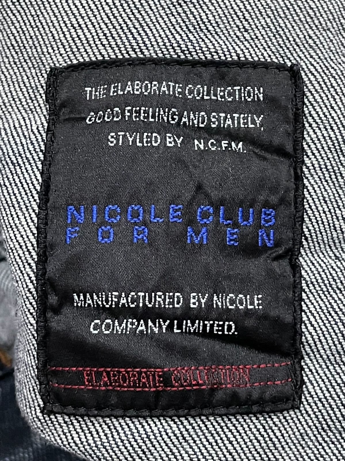 Hysteric Glamour × Nicole Club Nicole Club Ezyme Laser Wash Claw Mark Studded Jeans Size US 30 / EU 46 - 21 Thumbnail
