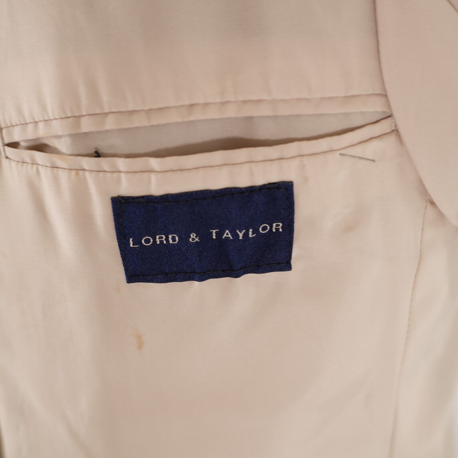 Lord & Taylor Nautica Lord & Taylor Brown Blue Check Silk Wool 3 Button Sp Size 42R - 10 Thumbnail