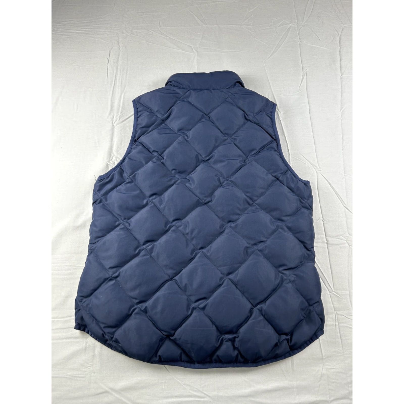 J.Crew J.CREW Vest Womens M Blue Quilted Puffer Sleeveless Full Zip Pockets Size M / US 6-8 / IT 42-44 - 2 Thumbnail