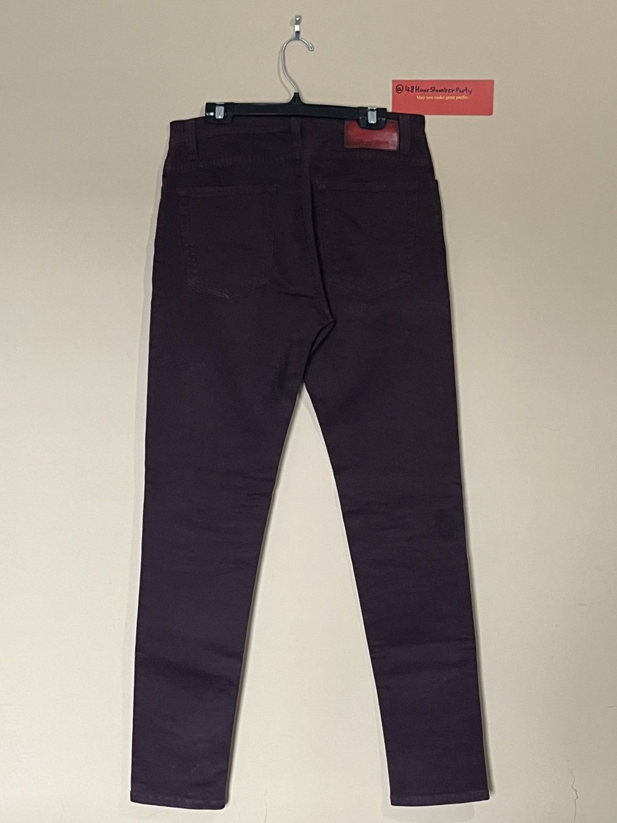 Dolce & Gabbana Dolce & Gabbana Denim Red Button Fly Skinny Jeans - 31W Size US 31 - 2 Thumbnail