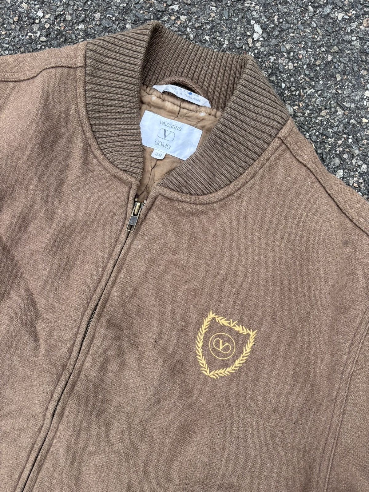 Valentino Vintage 1980s Valentino Garavani Lined Bomber Jacket. Size US L / EU 52-54 / 3 - 2 Thumbnail