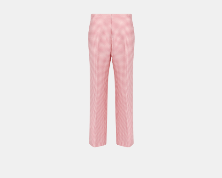 Dior o1w1db10925 441P96 Regular-Fit Pant in White/Candy Pink Size 25" / US 0 / IT 36 - 1 Thumbnail