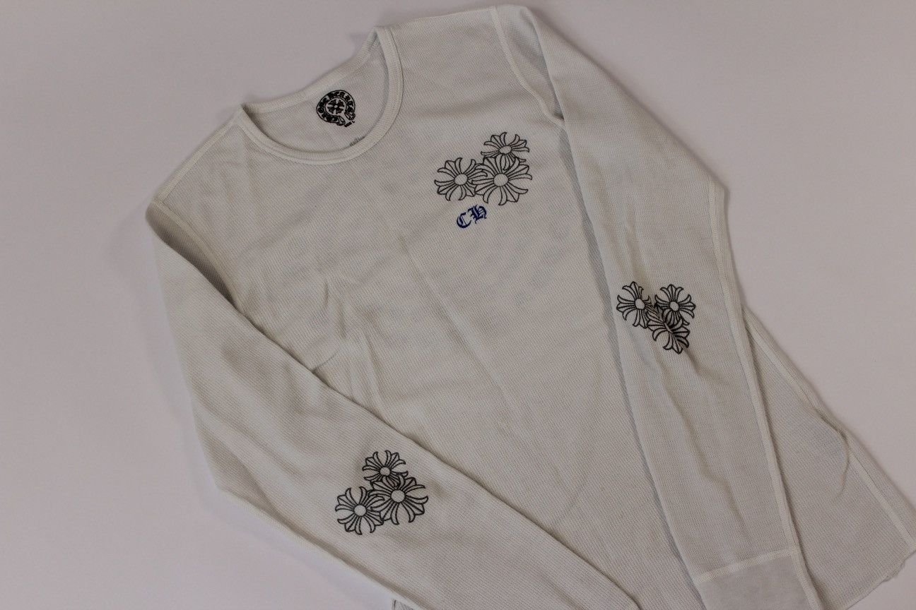 Chrome Hearts Vintage Chrome Hearts Floral Thermal Size US L / EU 52-54 / 3 - 12 Thumbnail