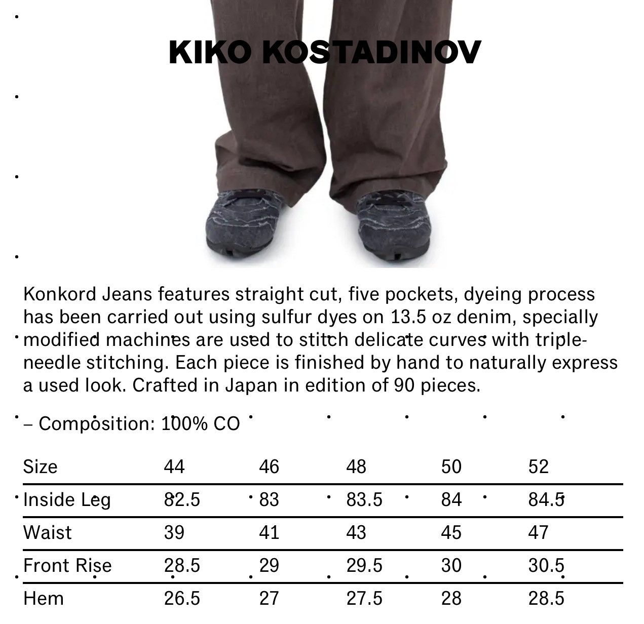 Kiko Kostadinov Kiko Kostadinov Konkord Dune Wash Carpenter Denim Jeans 1/90 Size US 36 / EU 52 - 19 Thumbnail