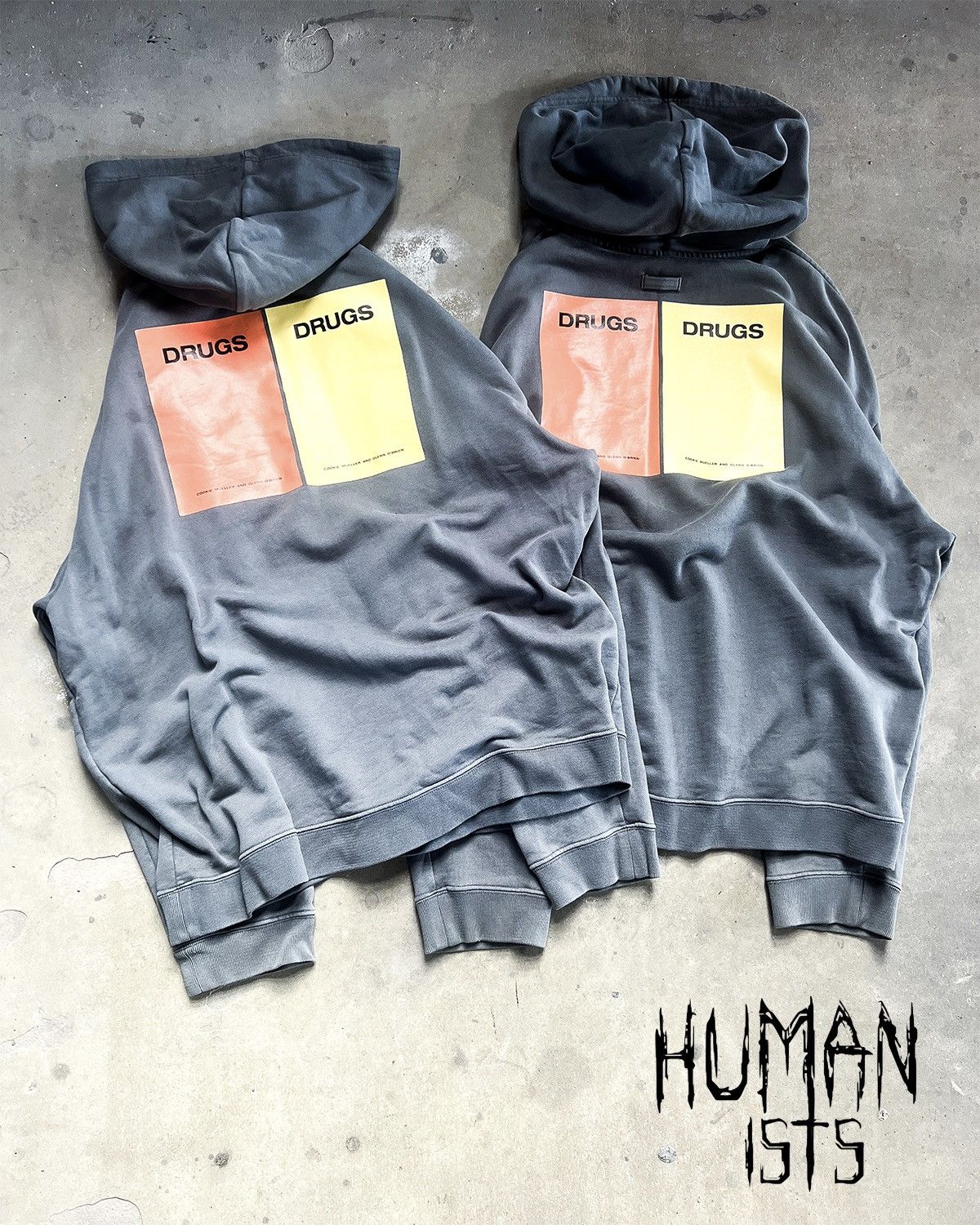 Raf Simons AW18 DRUGS HOODIE Size US L / EU 52-54 / 3 - 2 Thumbnail