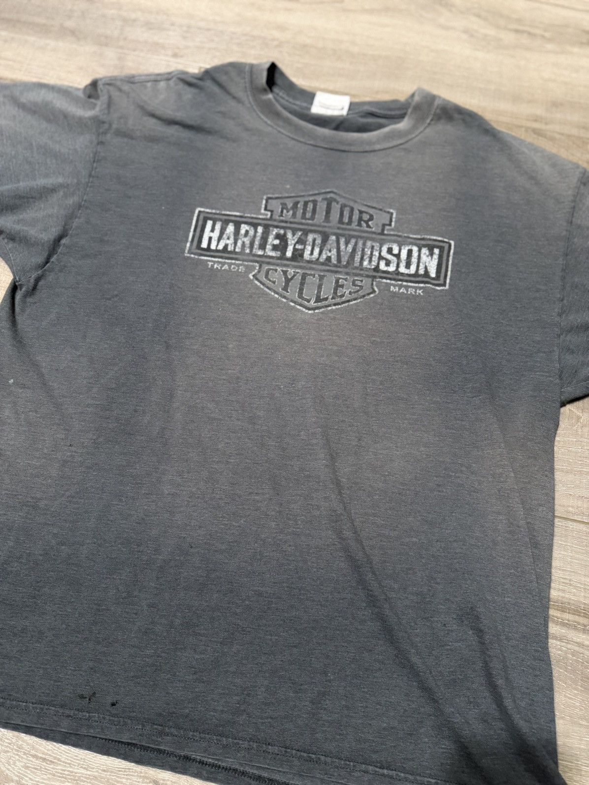 Harley Davidson Vintage Faded Tee Size US XL / EU 56 / 4 - 2 Thumbnail