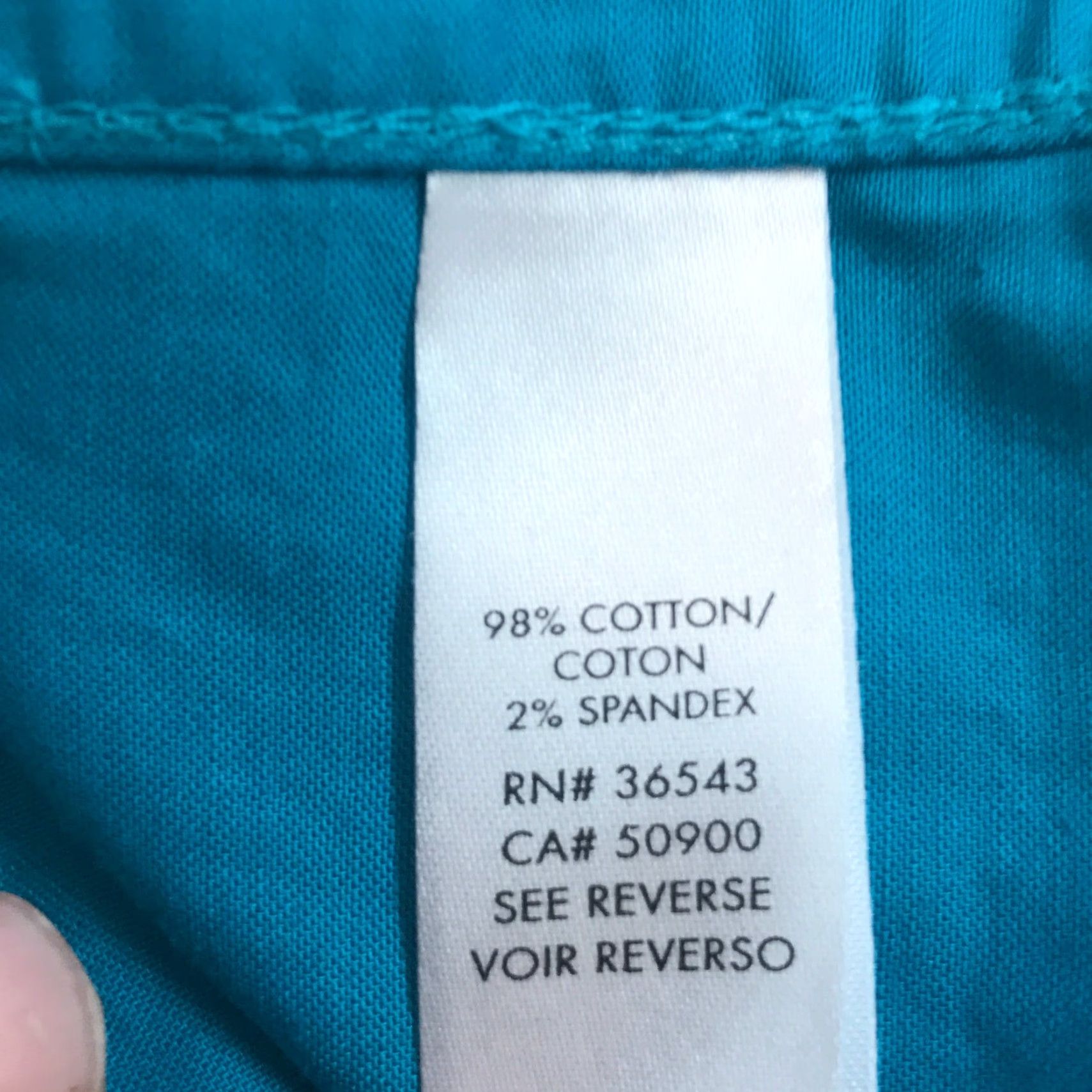 Calvin Klein Vintage Calvin Klein Women's Shirt L Blue Solid Essential Fit Long Sleeves Casual Size L / US 10 / IT 46 - 6 Thumbnail
