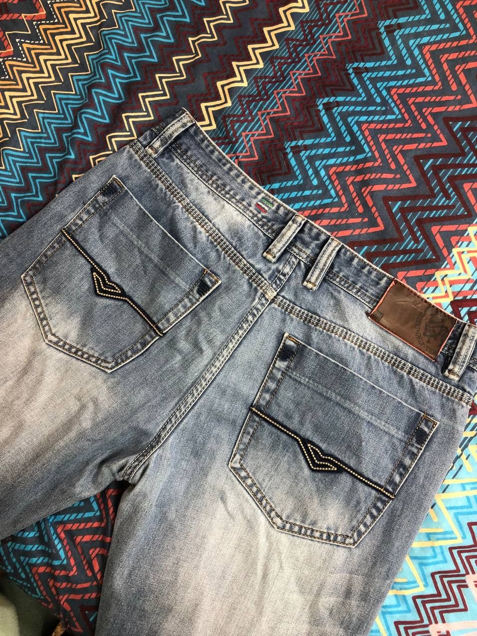 Diesel 00’s Vintage Diesel Denim Jeans Y2K Glamour Size US 36 / EU 52 - 8 Thumbnail
