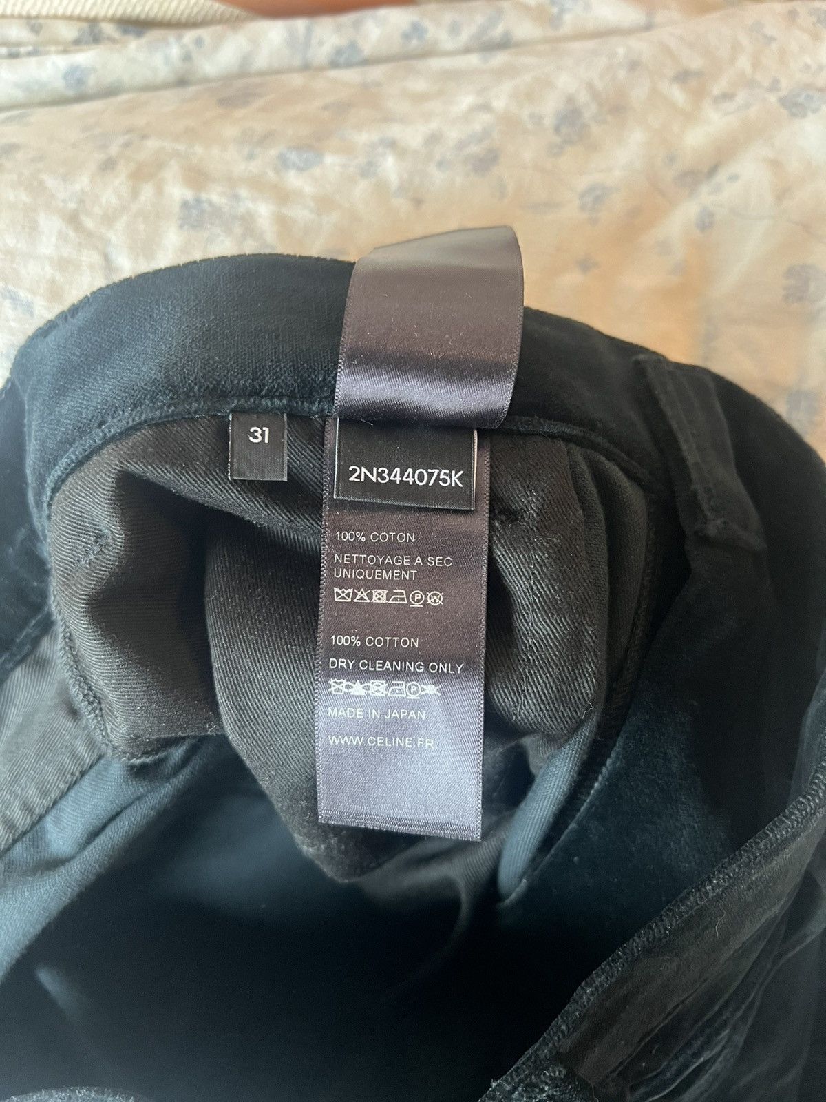 Celine Celine Velvet Dylans Size 31 Size US 31 - 6 Thumbnail