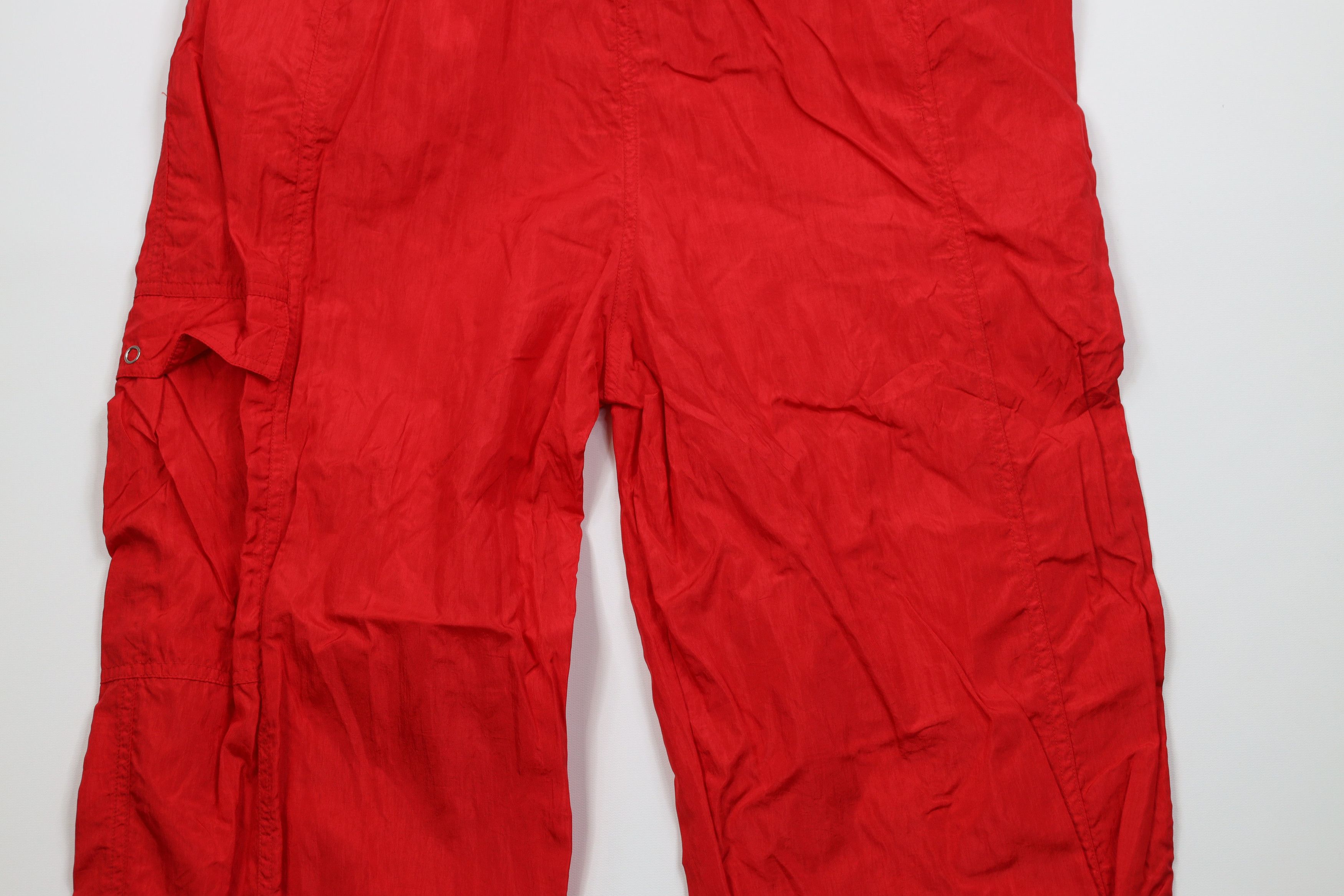 Adidas Vintage 70s 80s Adidas Pocket Windbreaker Joggers Pants Red Size US 36 / EU 52 - 13 Thumbnail