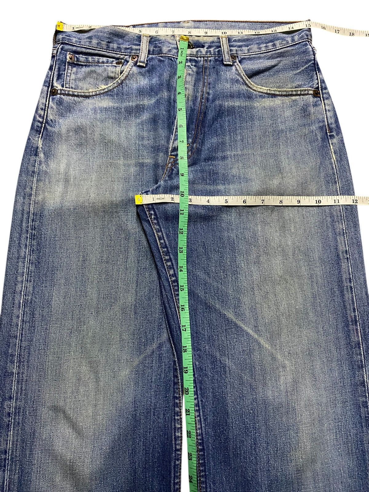 Levi's Vintage Levis 503 Japan Faded Wash Distressed Baggy Jeans Size US 30 / EU 46 - 11 Thumbnail