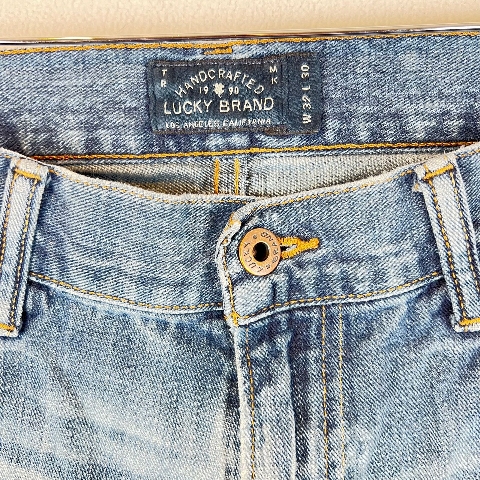 Lucky Brand Lucky Brand Jeans Men 32x30 Blue 121 Heritage Slim Straight Size US 32 / EU 48 - 2 Thumbnail