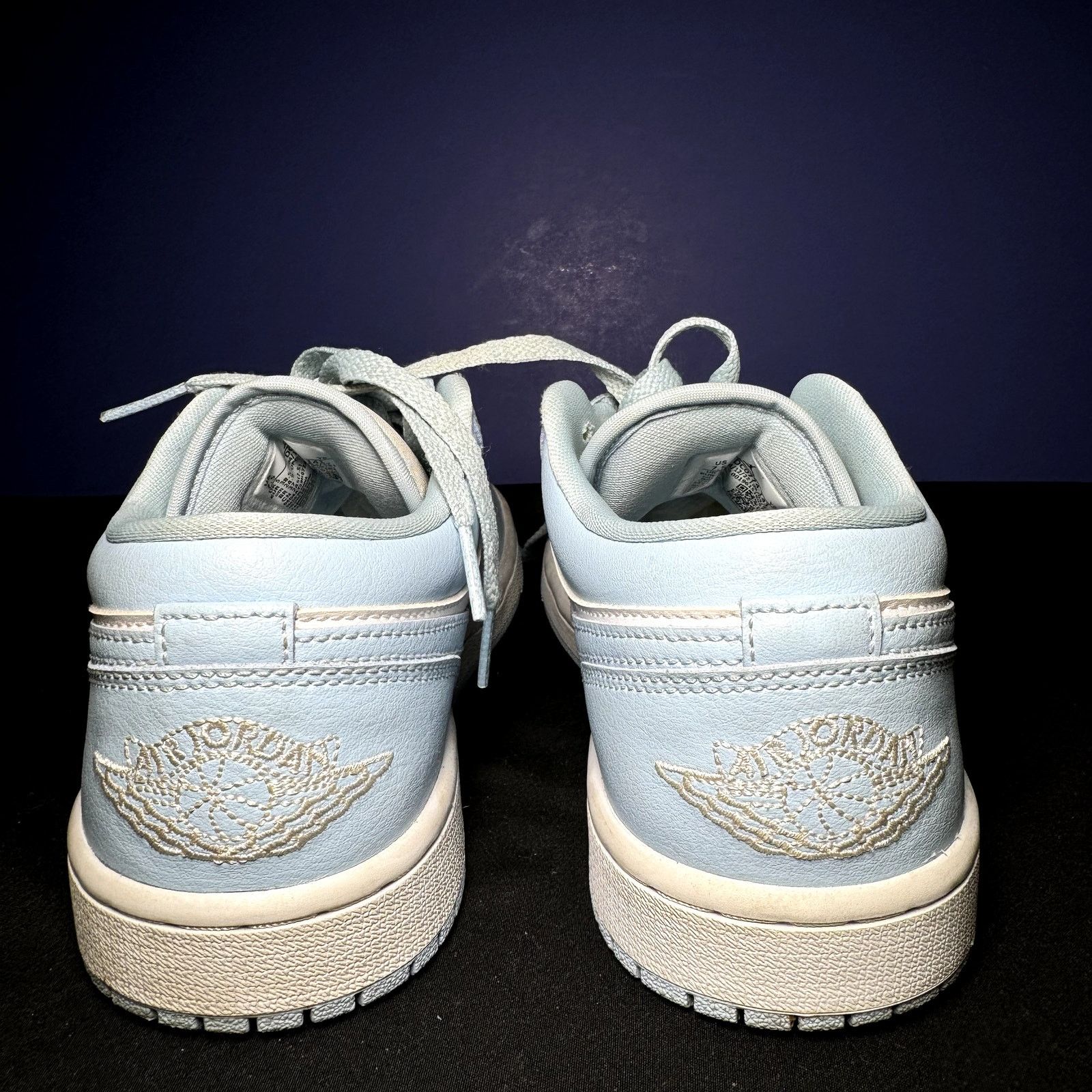 Jordan Brand × Nike Wmns Nike Air Jordan 1 Low Ice Blue Women's Shoes - Size 7.5 Size US 7.5 / IT 37.5 - 5 Thumbnail