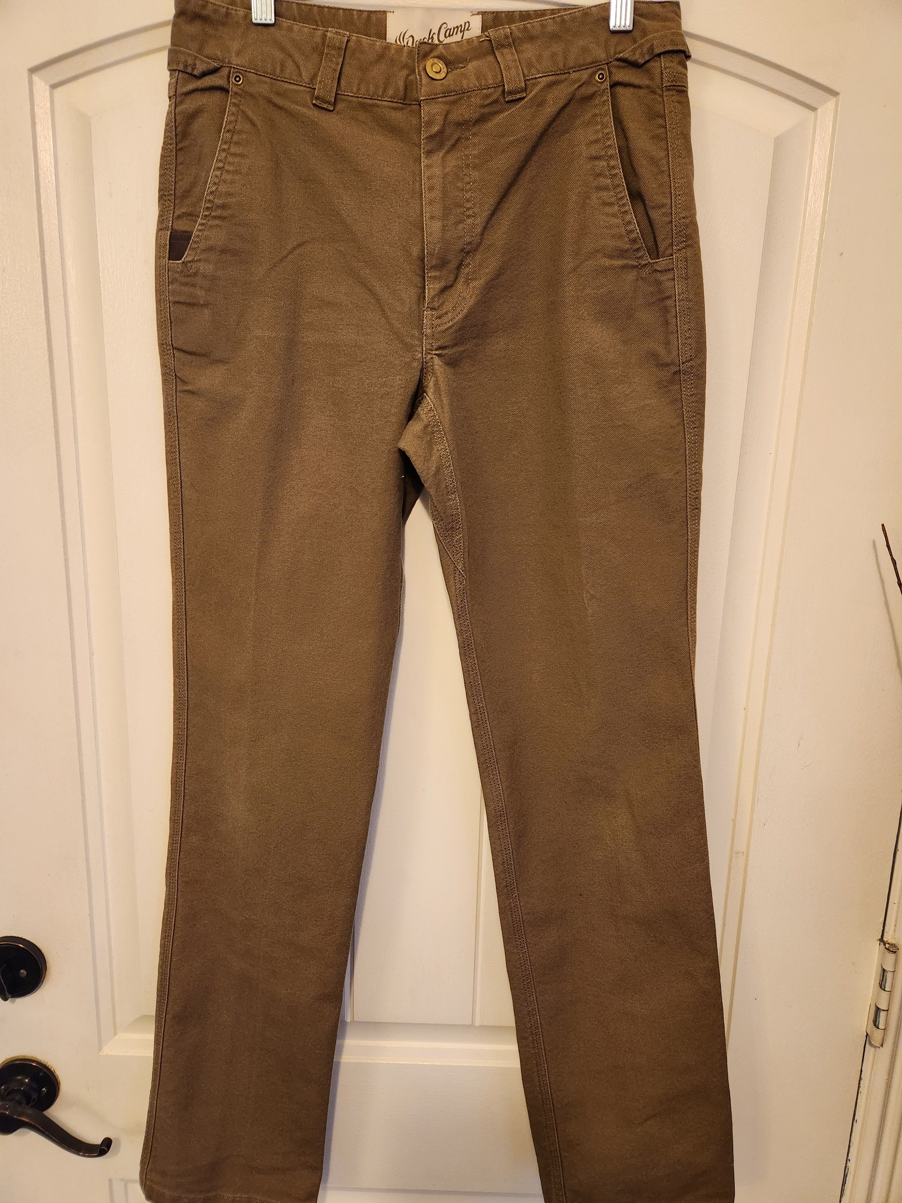 NWOT Duck Camp Men's Brown Cordura Canvas Pants