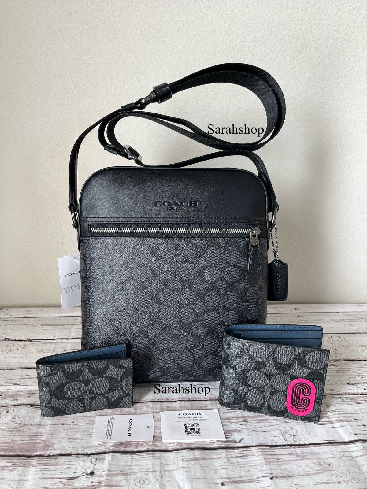 Coach Coach Houston Flight Bag In Signature Set Size ONE SIZE - 1 Thumbnail