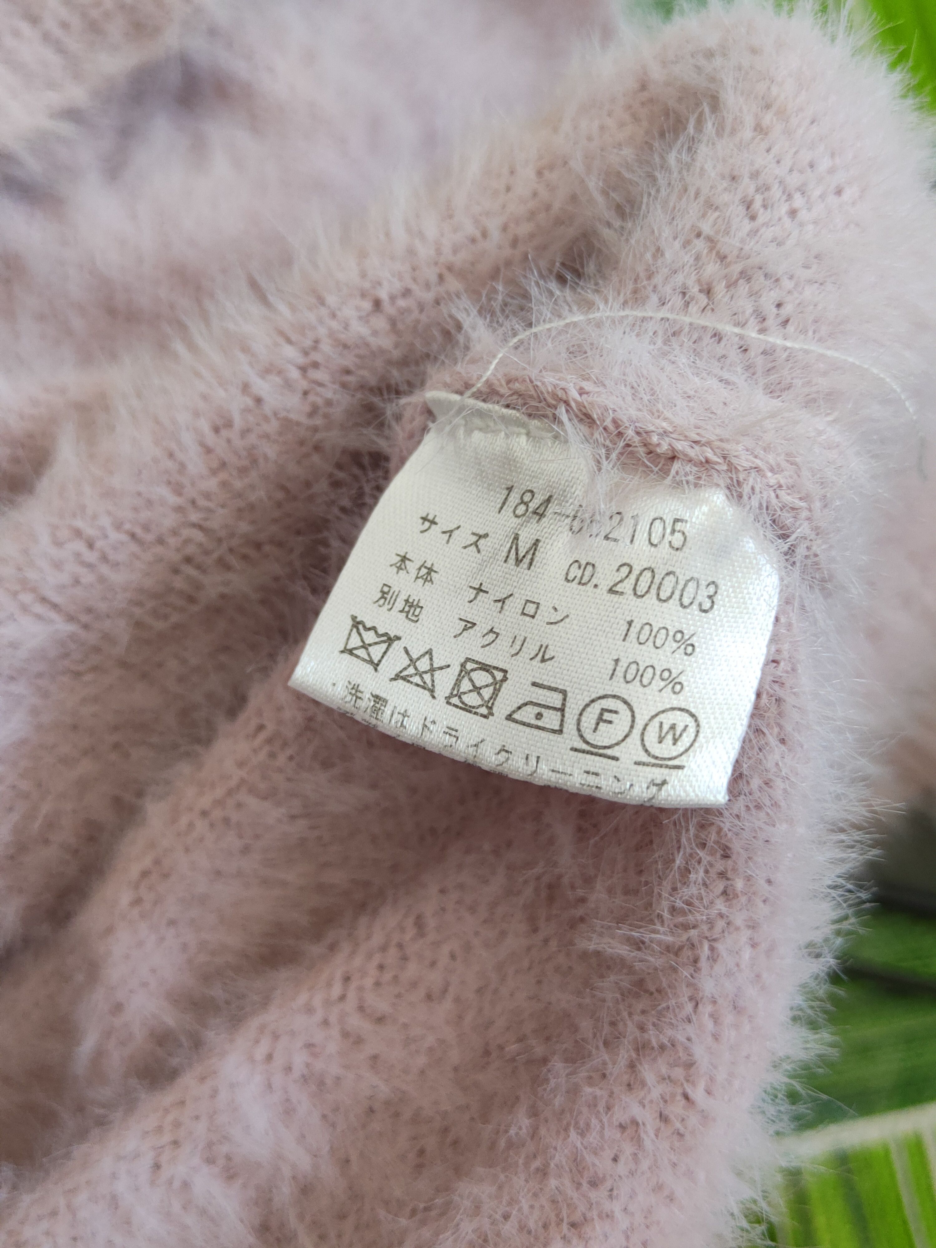 Japanese Brand × Vintage Ingni Purple Fur Mohair Knitwear Cardigan Size M / US 6-8 / IT 42-44 - 12 Thumbnail