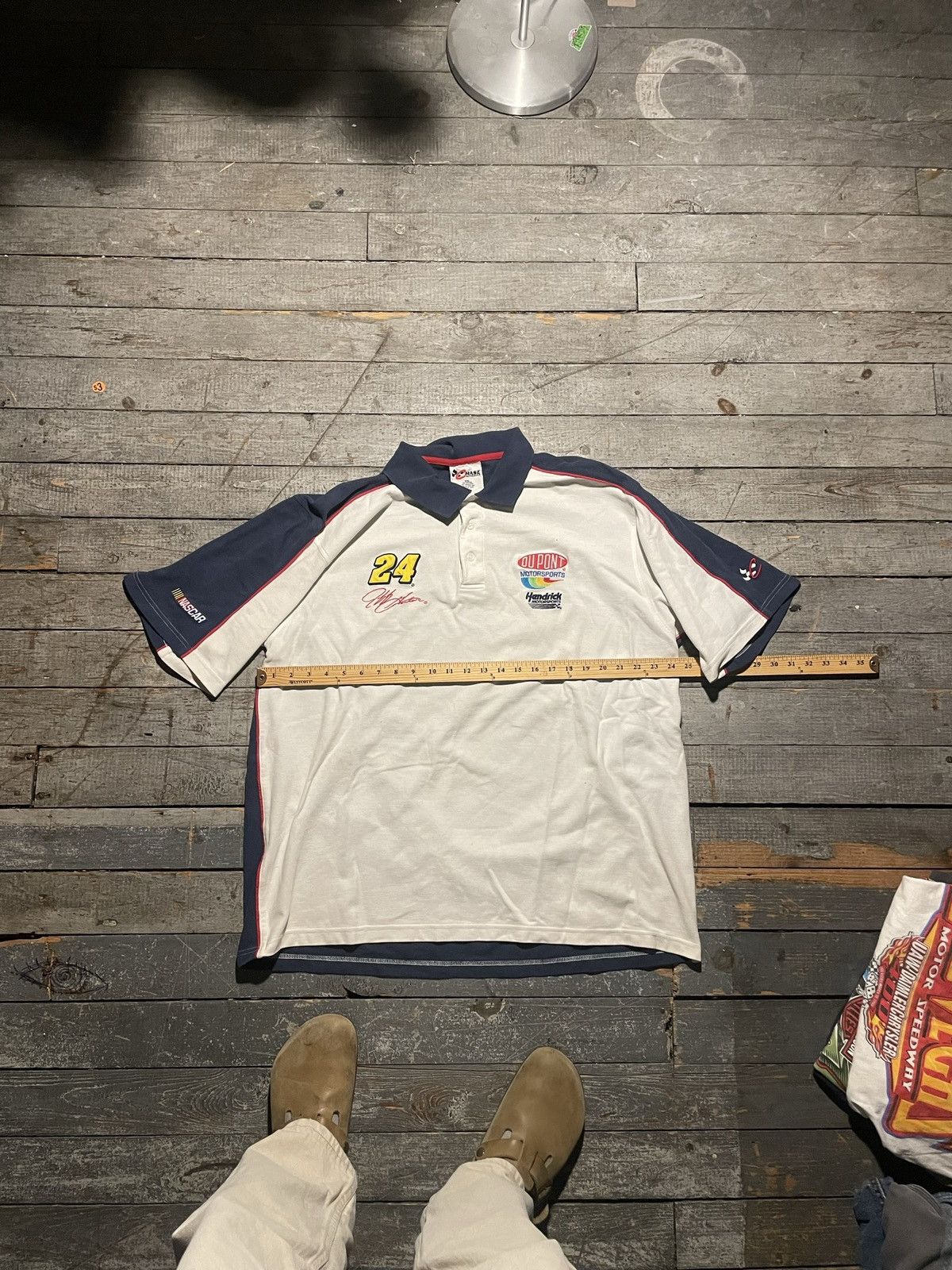 NASCAR × Vintage 90s NASCAR Jeff Gordon Polo T Shirt Size US XXL / EU 58 / 5 - 1 Thumbnail