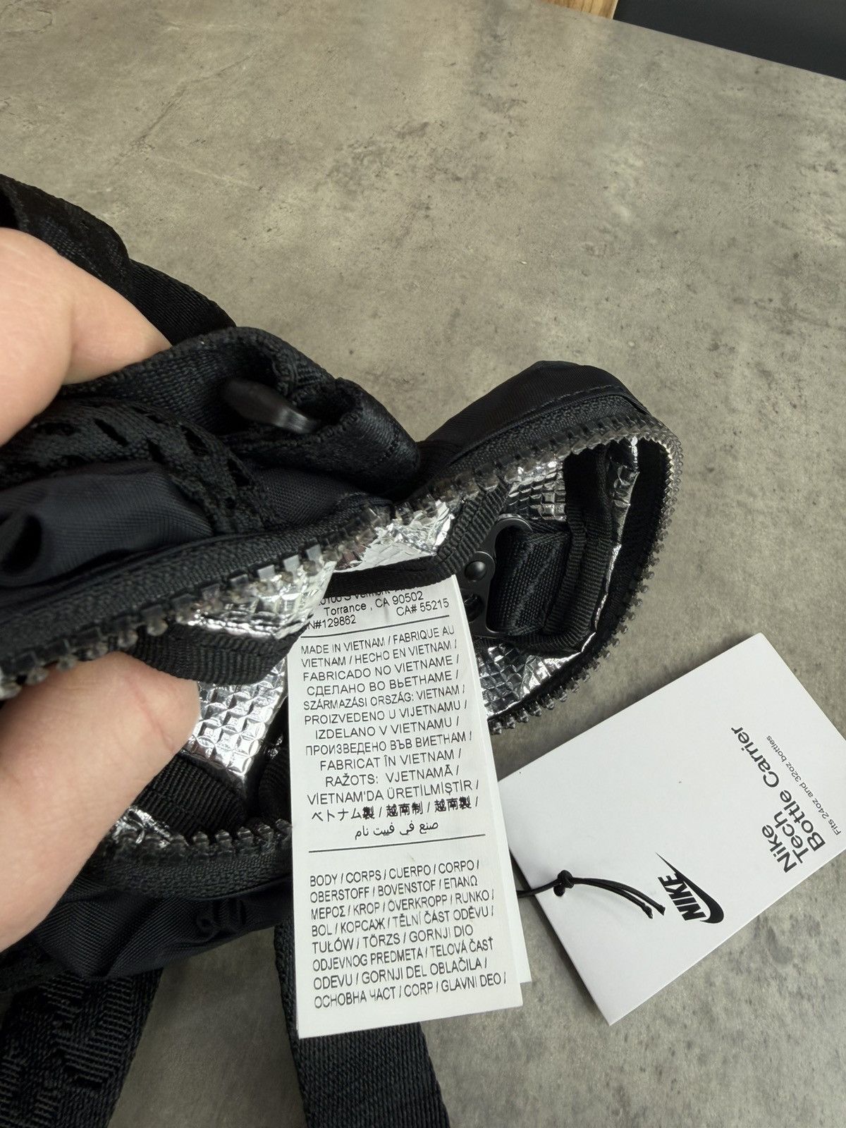 Nike Nike Tech Bottle Bag Black OS Size ONE SIZE - 7 Thumbnail