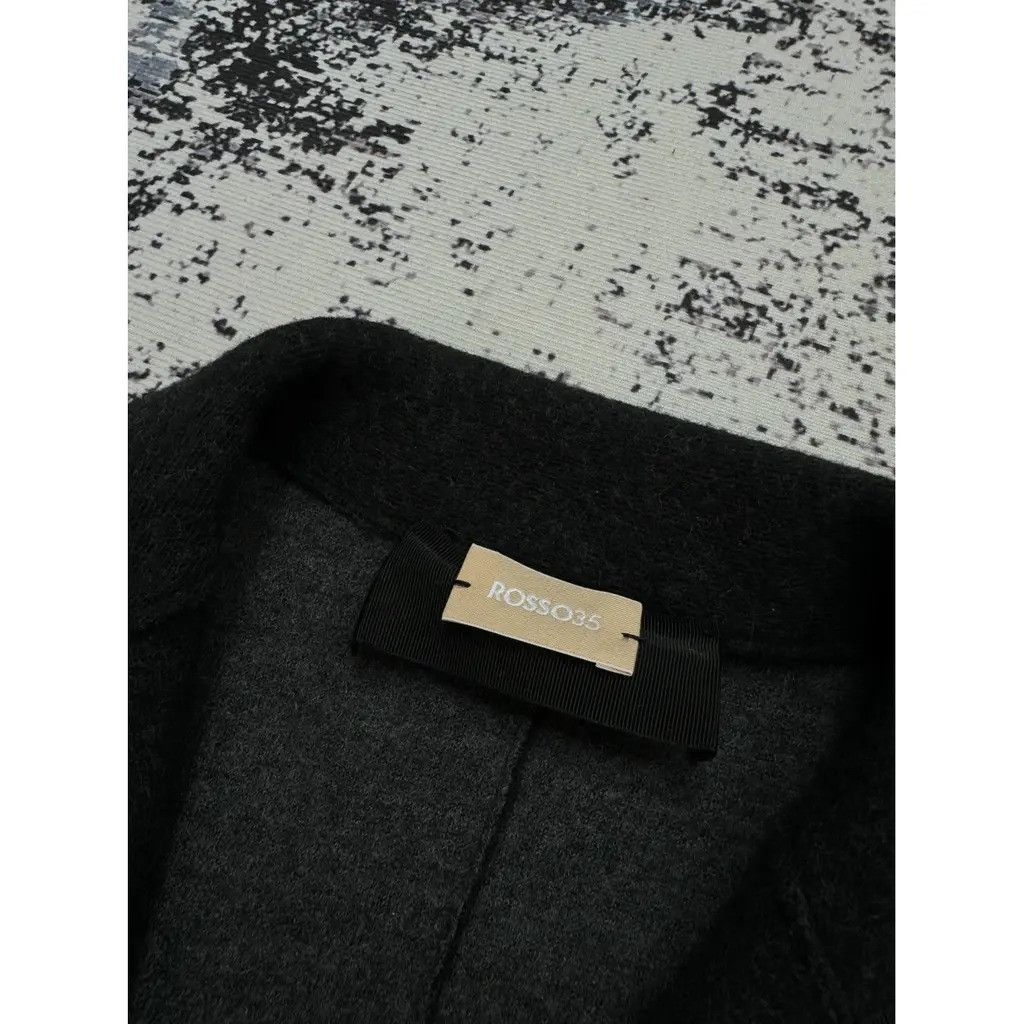 Vintage Rosso 35 Wool Jacket Grey Size 44 It Size M / US 6-8 / IT 42-44 - 3 Thumbnail