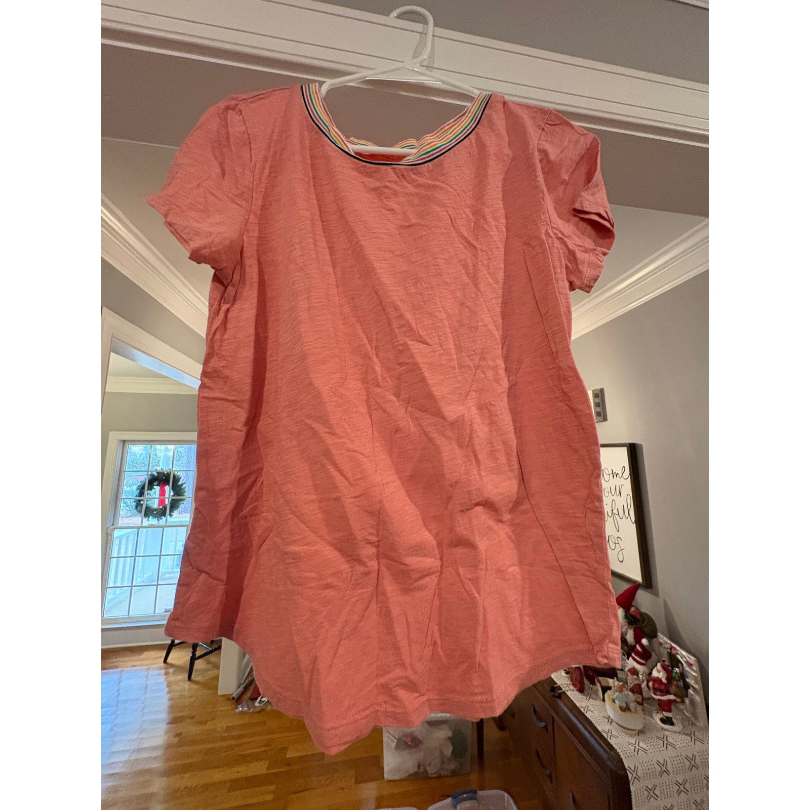 Loft LOFT Outlet Women’s Small Coral Short Sleeve Top Rainbow Size S / US 4 / IT 40 - 2 Thumbnail