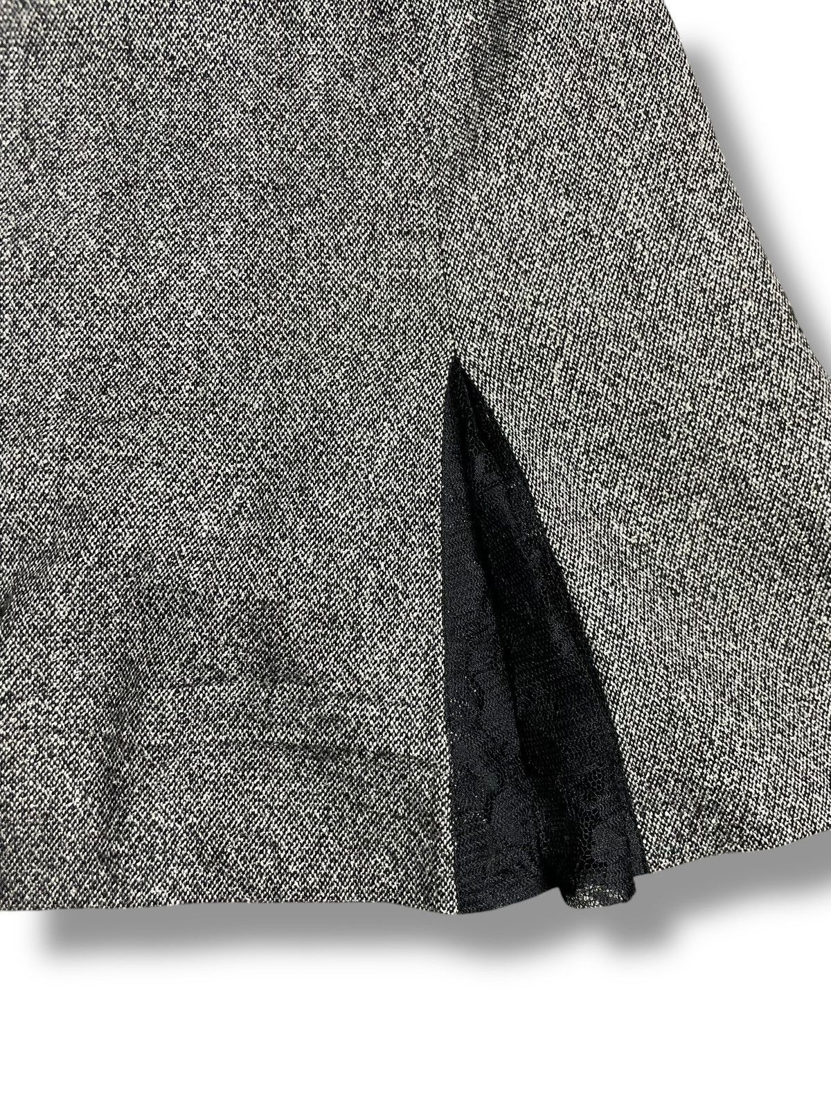 Japanese Brand × Vintage Nanashi Womens Mini Skirt Grey (26) Size 24" / US 00 / IT 34 - 2 Thumbnail