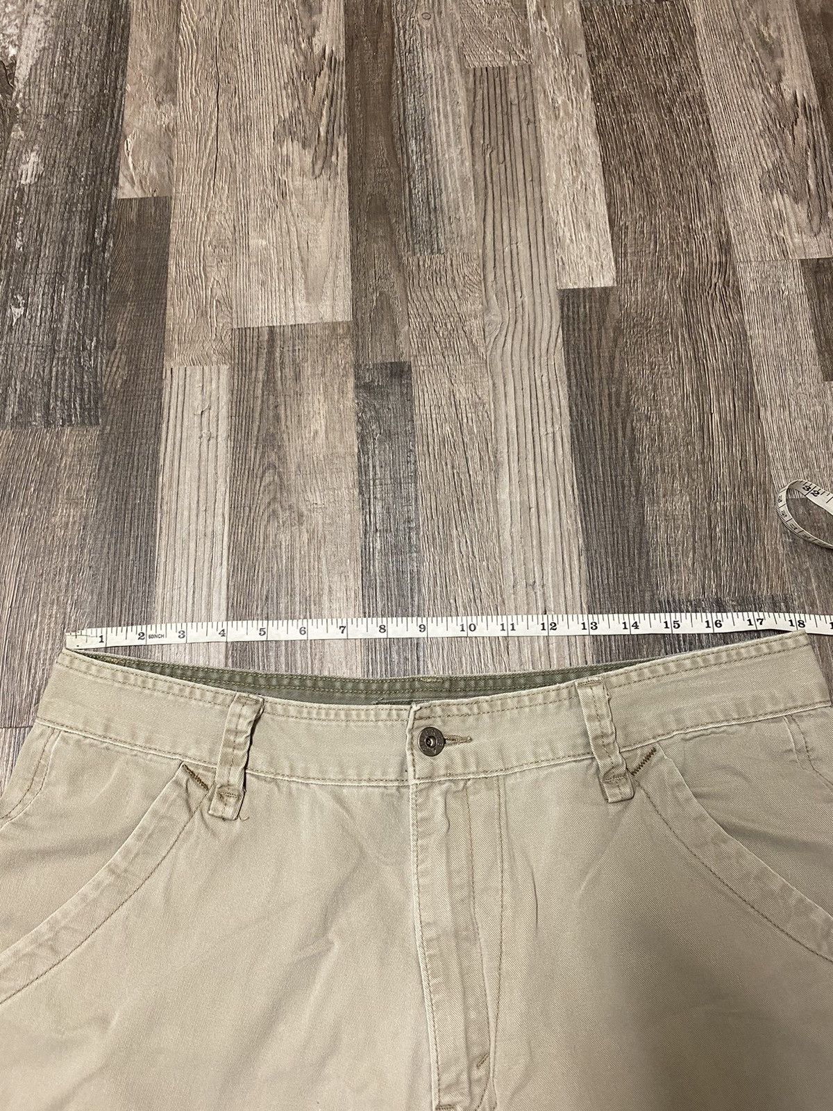 Levi's Y2K Levi’s Baggy Silver tab Trooper Cargos Cream Khaki Size US 36 / EU 52 - 10 Thumbnail