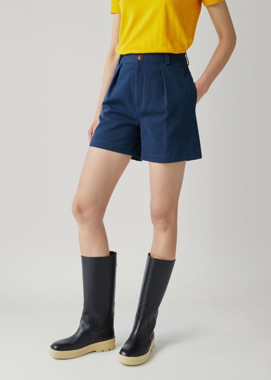 Loro Piana o1srvl11e0424 Shorts in Navy Blue Size 28" / US 6 / IT 42 - 3 Thumbnail