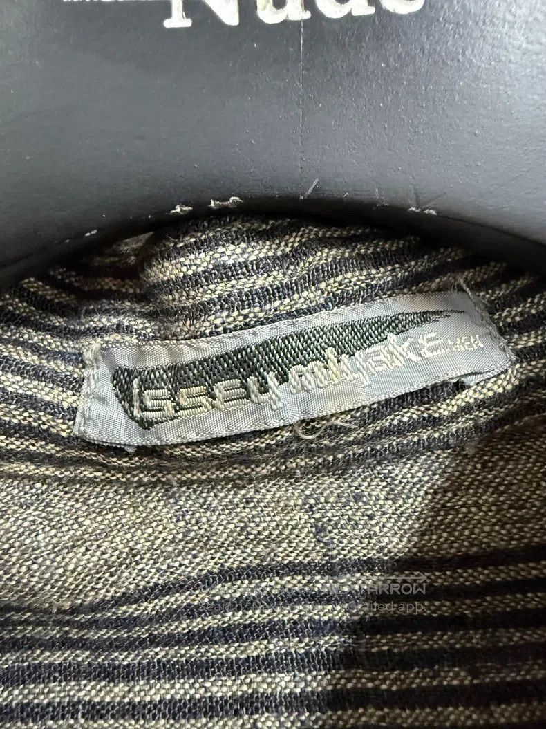 Issey Miyake Issey Miyake Brushed Linen Striped Shirt Size US M / EU 48-50 / 2 - 7 Thumbnail