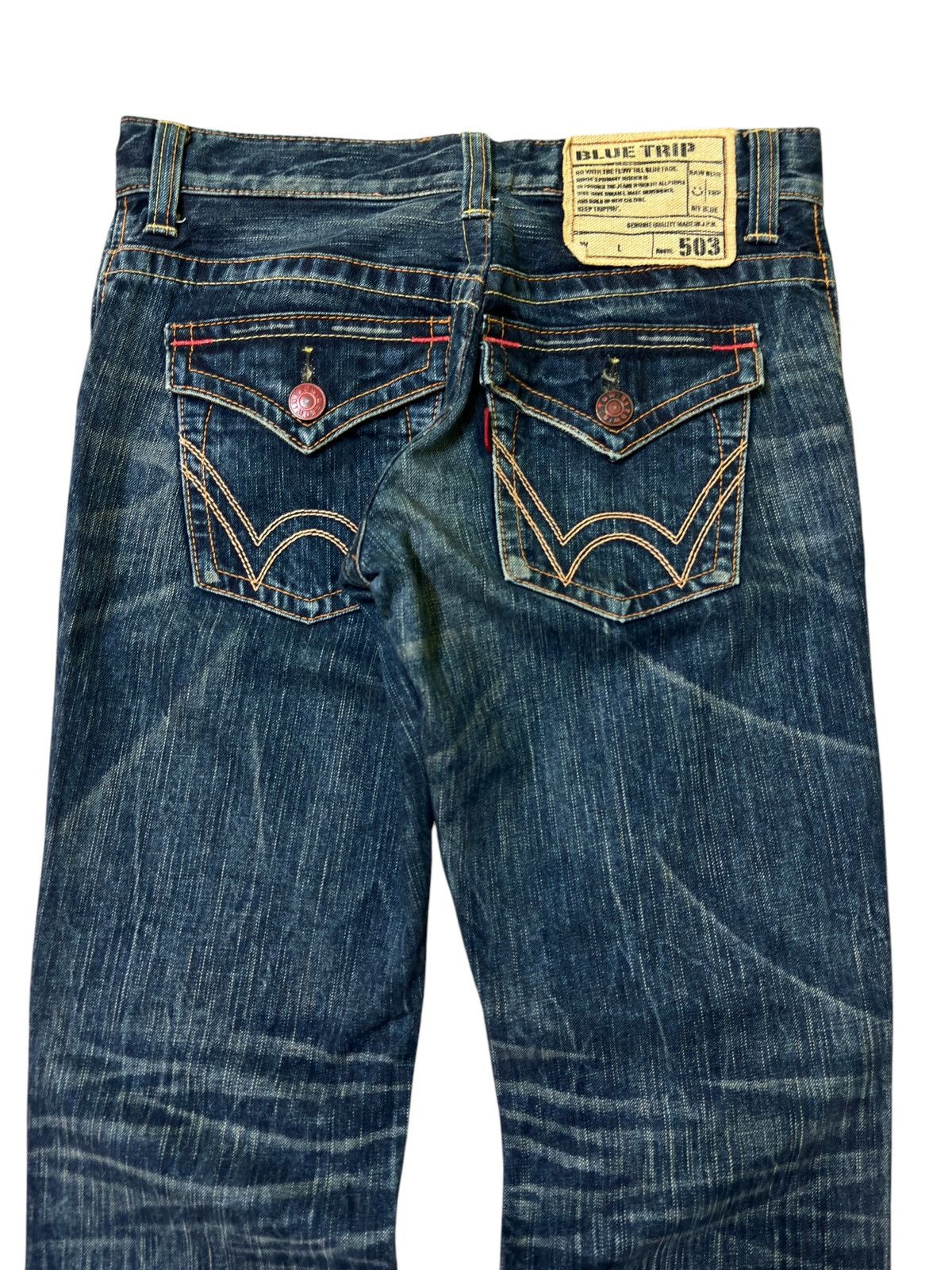 Edwin FLARE EDWIN 503 CLAWS ACID WASH JUNYA WATANABE STYLE DENIM Size US 29 - 10 Thumbnail
