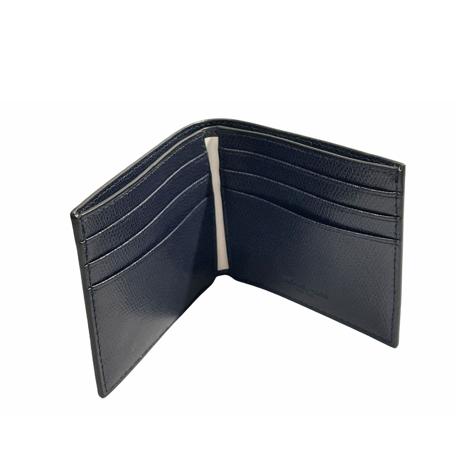 Michael Kors Michael Kors Leather Mens Slim Billfold Wallet in Navy Size ONE SIZE - 10 Thumbnail