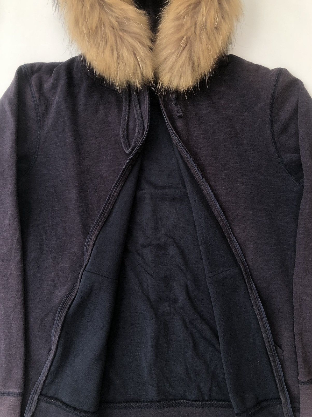 Hysteric Glamour Japan Sun faded Zipper Fur Hoodie Ifsixwasnine LGB style Size US L / EU 52-54 / 3 - 7 Thumbnail