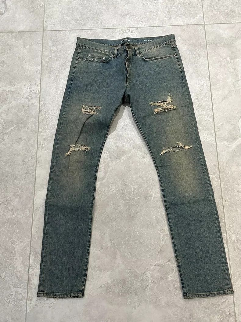 Saint Laurent Paris Saint Laurent Paris Jeans with torn edges Size US 36 / EU 52 - 1 Thumbnail
