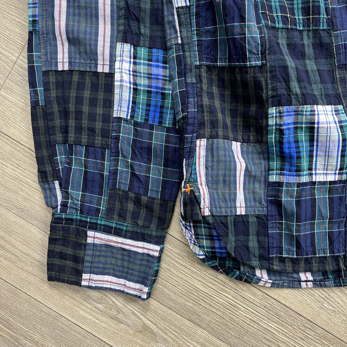 Beams Plus 2000s Beams Plus Japan Patchwork Plaid Western Shirt Size US M / EU 48-50 / 2 - 8 Thumbnail