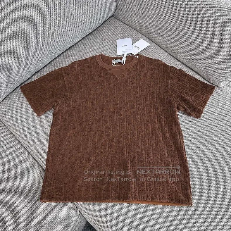 Dior Dior Jacquard logo round-neck casual short sleeves Size US XS / EU 42 / 0 - 1 Thumbnail