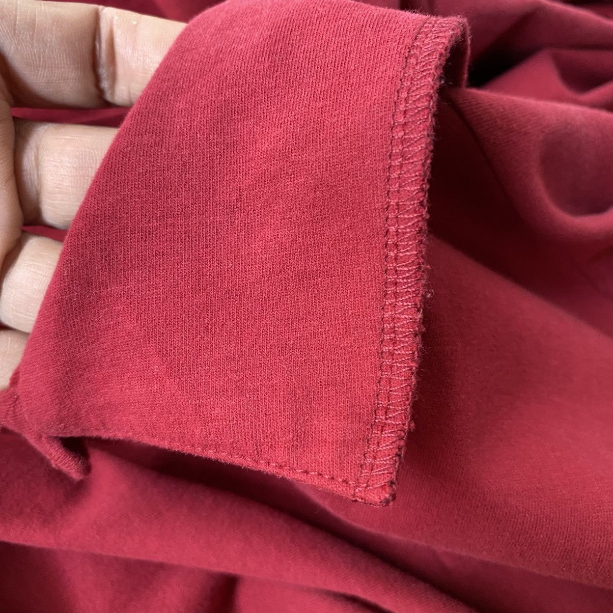 Marithe + Francois Girbaud MARITHE FRANÇOIS GIRBAUD Red Zip-Detail Long Sleeve Shirt Size US L / EU 52-54 / 3 - 16 Thumbnail